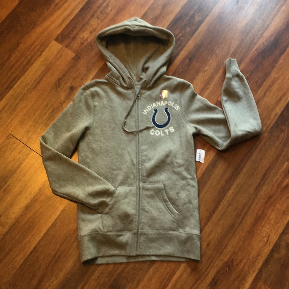 Indianapolis Colts Women's Gray Hoodie